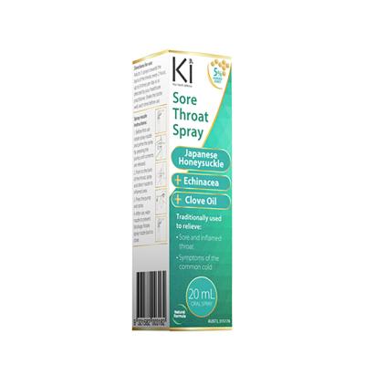 Martin & Pleasance Ki Sore Throat Spray (Japanese Honeysuckle + Echinacea + Clove Oil) Oral Spray 20ml